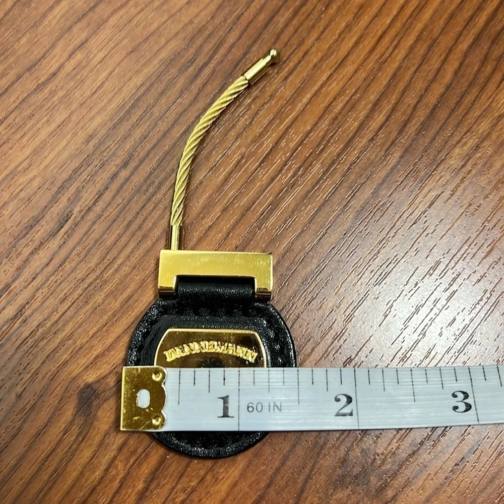 Dannemann Cigars Black & Gold Tone Key Chain Key Chains